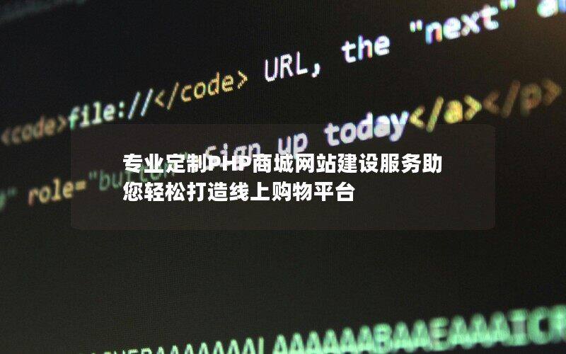 專業(yè)定制PHP商城網(wǎng)站建設(shè)服務(wù)助您輕松打造線上購(gòu)物平臺(tái)